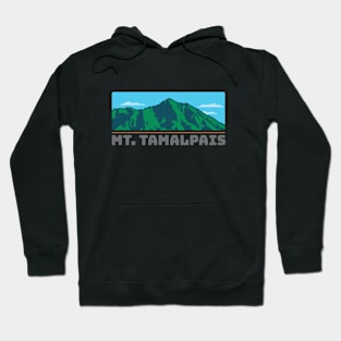 Mt. Tamalpais horizontal block type Hoodie